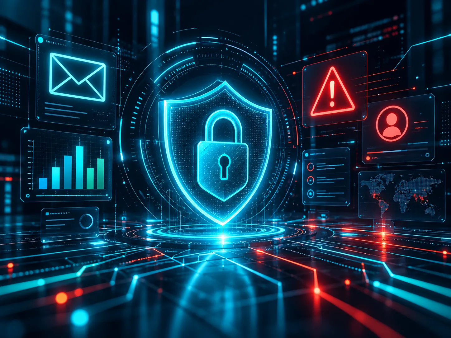 Illustration de la protection des actifs numériques
