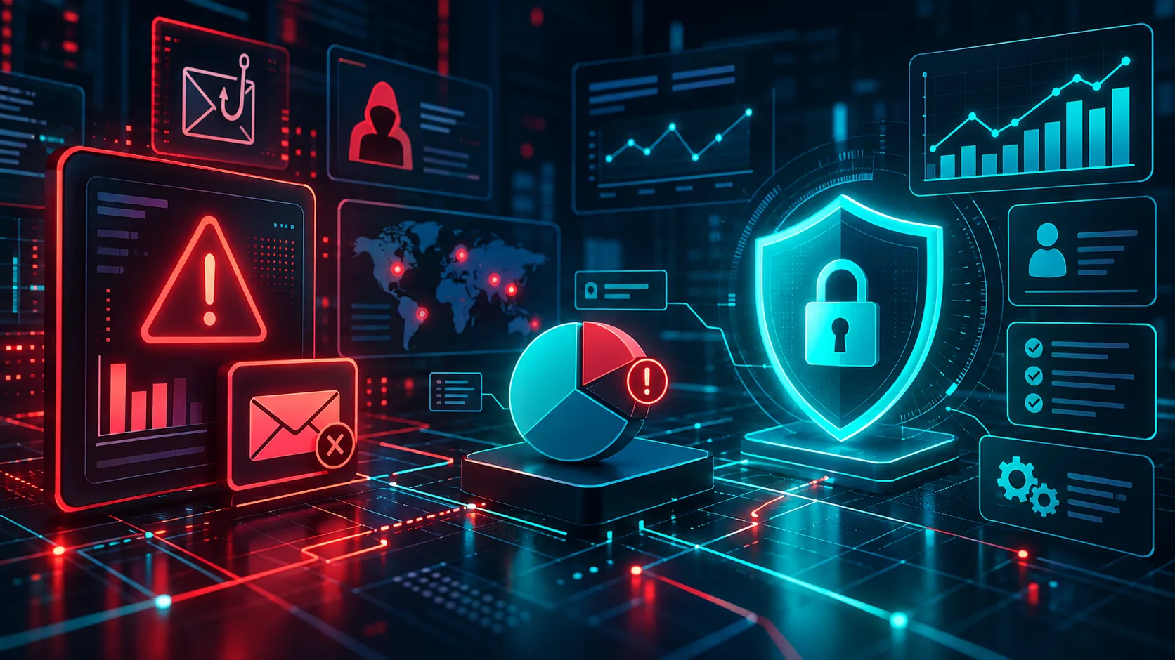 Illustration du risque cyber comme risque business