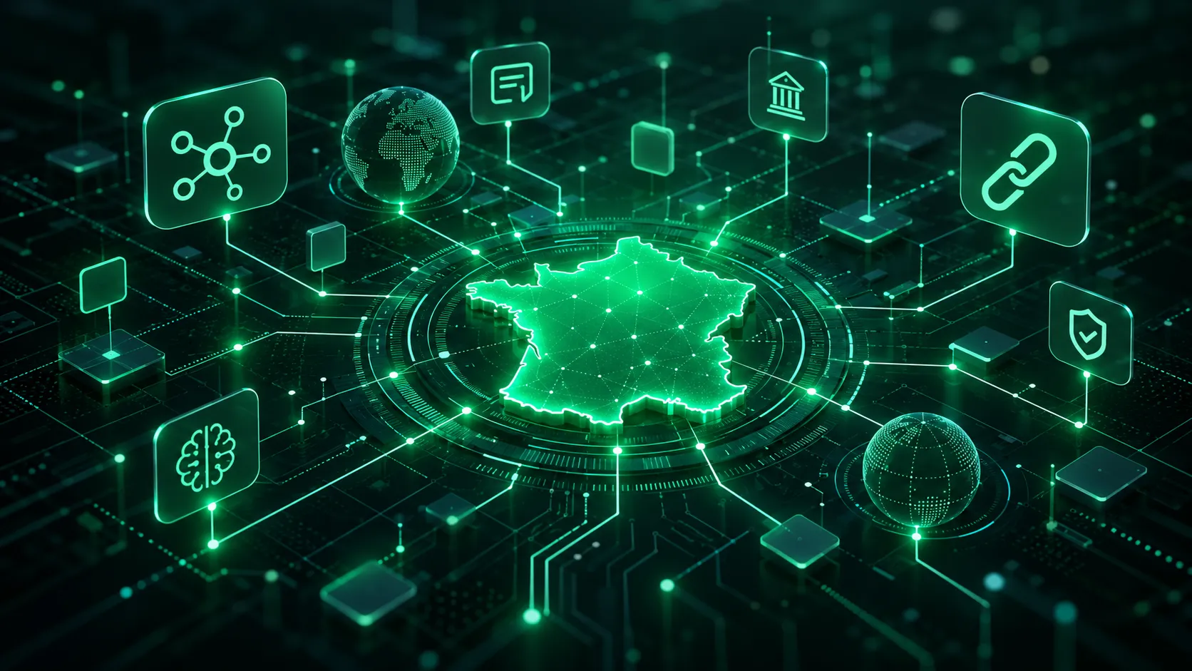 Illustration de l'engagement de Nextaura auprès du Hub France IA